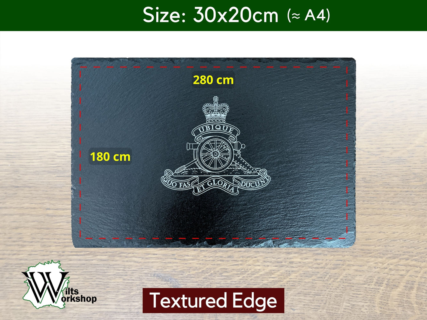 British Military Crest Slate Placemats